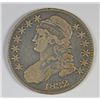Image 1 : 1832 BUST HALF DOLLAR FINE+