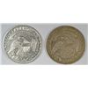 Image 2 : 1833 VF & 1834 XF BUST HALF DOLLARS