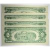 Image 2 : 4 NICE $2 RED SEAL NOTES