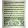 Image 2 : 10 NICE $2 RED SEAL NOTES