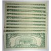 Image 2 : 10 NICE $5 RED SEAL NOTES