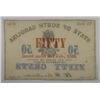 Image 2 : 1863 FIFTY CENT STATE OF SOUTH CAROLINA NOTE