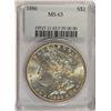 Image 1 : 1886 MORGAN DOLLAR COMPUGRADE MS63