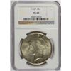 Image 1 : 1927 PEACE DOLLAR NGC MS63