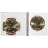 Image 2 : 2007 GEORGE WASHINGTON DOLLAR "MISSING EDGE" MINT ERROR & 2007 GEORGE WASHINGTON