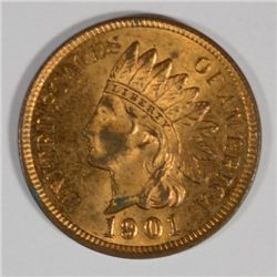 1901 INDIAN CENT, MS-64 RED, ALL ORIGINAL AND NICE
