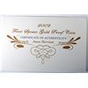 Image 2 : 2009 proof 1/2 oz.  ANNA HARRISON gold coin in original Cherry box with COA