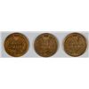 Image 2 : 1907, 1908 & 1909 UNC INDIAN HEAD CENTS