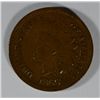Image 1 : 1866 INDIAN ONE CENT XF-AU RARE DATE