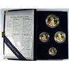 Image 1 : 1996 PROOF GOLD AMERICAN EAGLE 4 PIECE SET