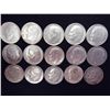 15-SILVER ROOSEVELT DIMES 50'S - 60'S