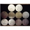 Image 2 : 10 MEXICIAN SILVER PESOS .5140 OZ. ASW TOTAL