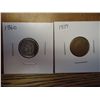 1859 & 1860 INDIAN HEAD CENTS (1860 IS FINE)