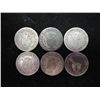 6-ASSORTED US/PHILIPPINES SILVER 10 CENTAVOS