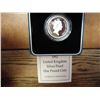 Image 2 : 1992 UNITED KINGDOM PROOF 1 POUND COIN