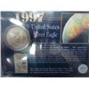 Image 2 : 1997 AMERICAN SILVER EAGLE & STAMP SET UNC