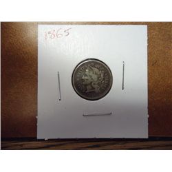 1865 THREE CENT PIECE (NICKEL)