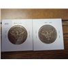 Image 2 : 1911-D&1912-D BARBER HALF DOLLARS BOTH (VERY GOOD)