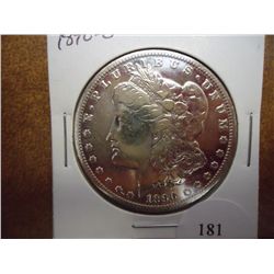 1890-O MORGAN SILVER DOLLAR POLISHED
