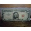Image 1 : 1963 $5 US NOTE RED SEAL
