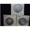 Image 1 : 1902,03-S & 05-S BARBER HALF DOLLARS