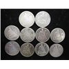 Image 1 : 10 ASSORTED 1880'S SEATED LIBERTY DIMES
