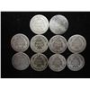 Image 2 : 10 ASSORTED 1880'S SEATED LIBERTY DIMES