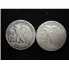 Image 2 : 1943 & 46-D WALKING LIBERTY HALF DOLLARS