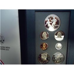 1994 US PRESTIGE PROOF SET WORLD CUP USA