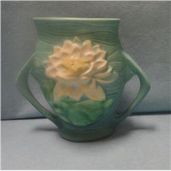 Water Lily Vase, 71-4, Blue, 1943