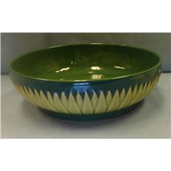 Lotus Bowl, L6-9, Green, 1952, extensive crazing