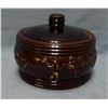 Image 1 : RW cracker jar w/ Albany Slip glaze, near mint