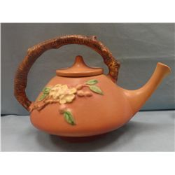 Apple Blossom teapot, 371P, Pink, 1948, some crazing