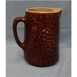 1800’s Northstar Stoneware grapes pitcher