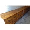 Image 2 : Oak bean counter, 31 drawers, 16’l x 34.5”h x 28”d, Beautiful!