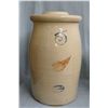 Image 1 : 5 gal RW butter churn w/ lid 4” wing, chip on rim