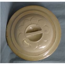 5 gal RW daisy bar lid w/ cobalt blue stamp, mint