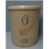 Image 1 : 6 gal RW union stoneware co. crock w / 6 in wing, mint