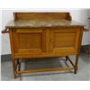 Image 2 : Marble-top wash stand w/ towel bars