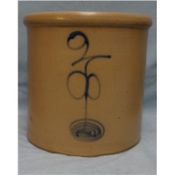 2 gal RW salt glaze crock double P, drop bee sting, near mint