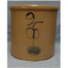 Image 1 : 2 gal RW salt glaze crock double P, drop bee sting, near mint