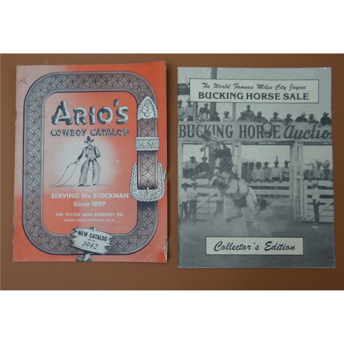 2 Catalogs Ario’s Cowboy Catalog, The Victor Ario Saddlery Co., Great