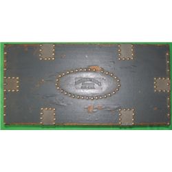 Wells Fargo Express SF wooden trunk with tacks