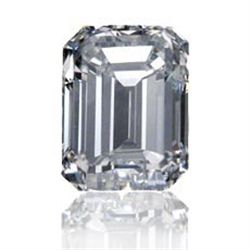 EGL CERT. EMERALD DIAMOND 0.61 CTW F/SI1