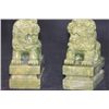 Image 1 : JADE CHINESE GUARDIANS LIONS FIGURINES