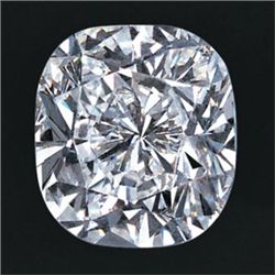 EGL CERT 0.9 CTW CUSHION DIAMOND F/VS2