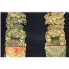 Image 1 : JADE CHINESE GUARDIANS LIONS FIGURINES