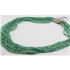 Image 2 : Emerald round 6 rows 240.10 ctw Necklace