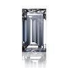 Image 1 : EGL CERT 0.61 CTW BAGUETTE DIAMOND G/SI1