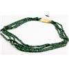 Image 1 : Emerald round 4 rows 201.86 ctw Necklace